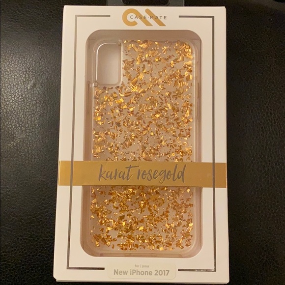 iPhone X Casemate, Rose gold Karat - Picture 1 of 4